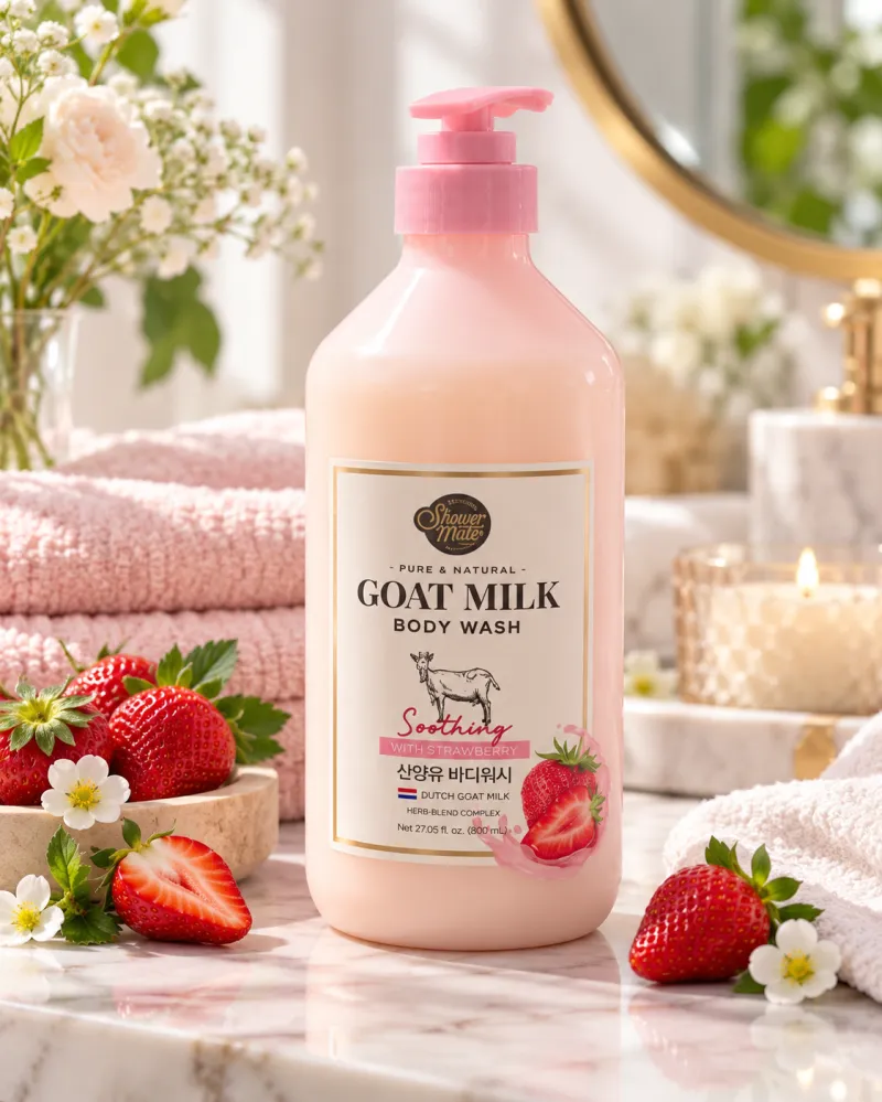 Goat Milk Body Wash – Strawberry