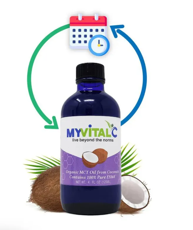 MyVitalC ESS60 in MCT Oil 120ml - Monthly Subscription