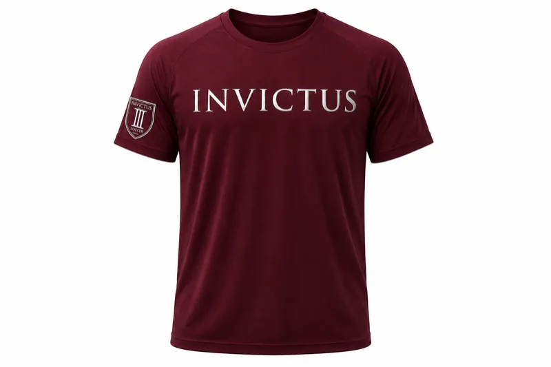 Invictus Maroon Tee