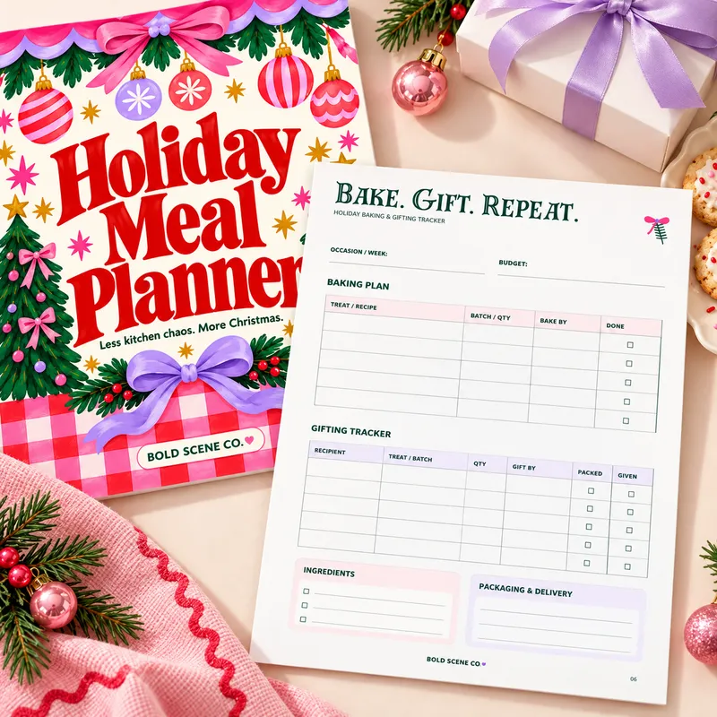 Merry & Bright Holiday Meal Planner