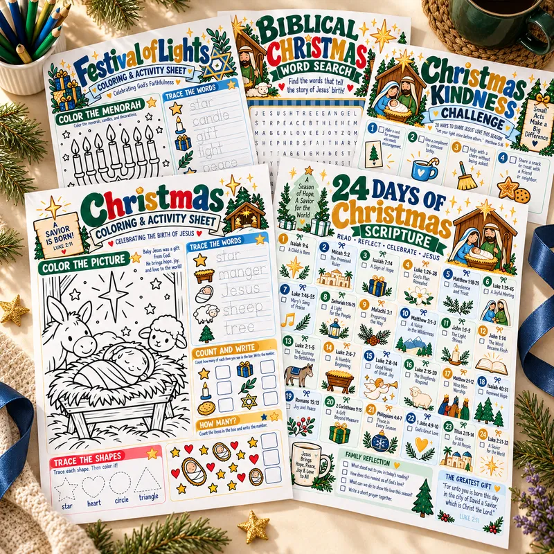 Christmas Faith & Family Activity Bundle