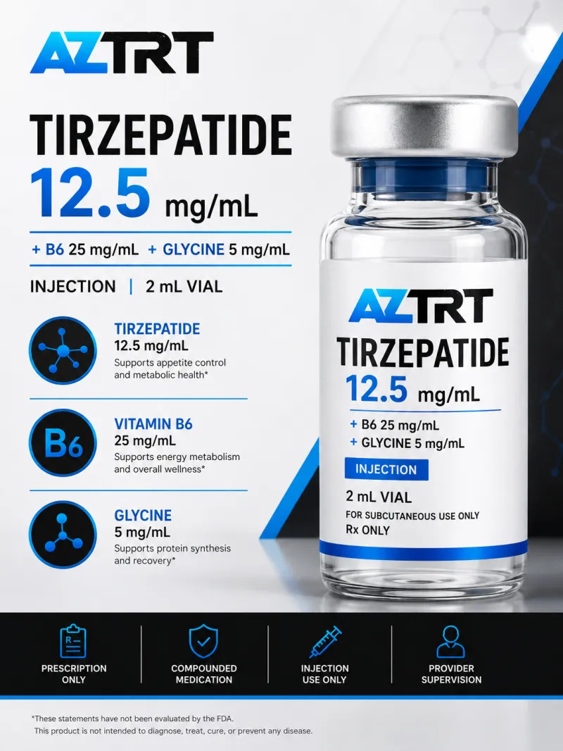 b6 tirzepatide Prescription Hormone & Weight Loss Products
