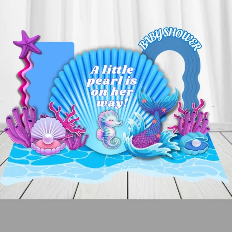  Pearl Baby Shower Digital Party Bundle 