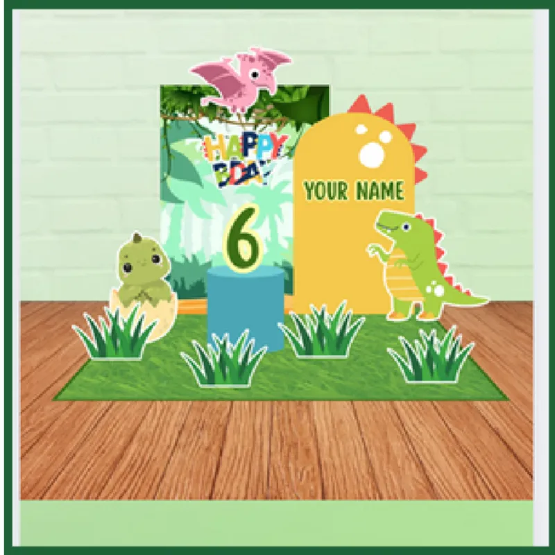 Dinosaur Adventure Baby Shower Digital Party Bundle