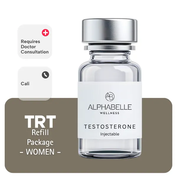 TRT CALI Women's Refill Package (Cypionate 200mg/mL 10mL)