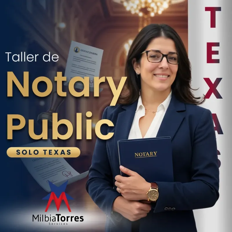 [GRABADO] Taller de Notary Public - TEXAS