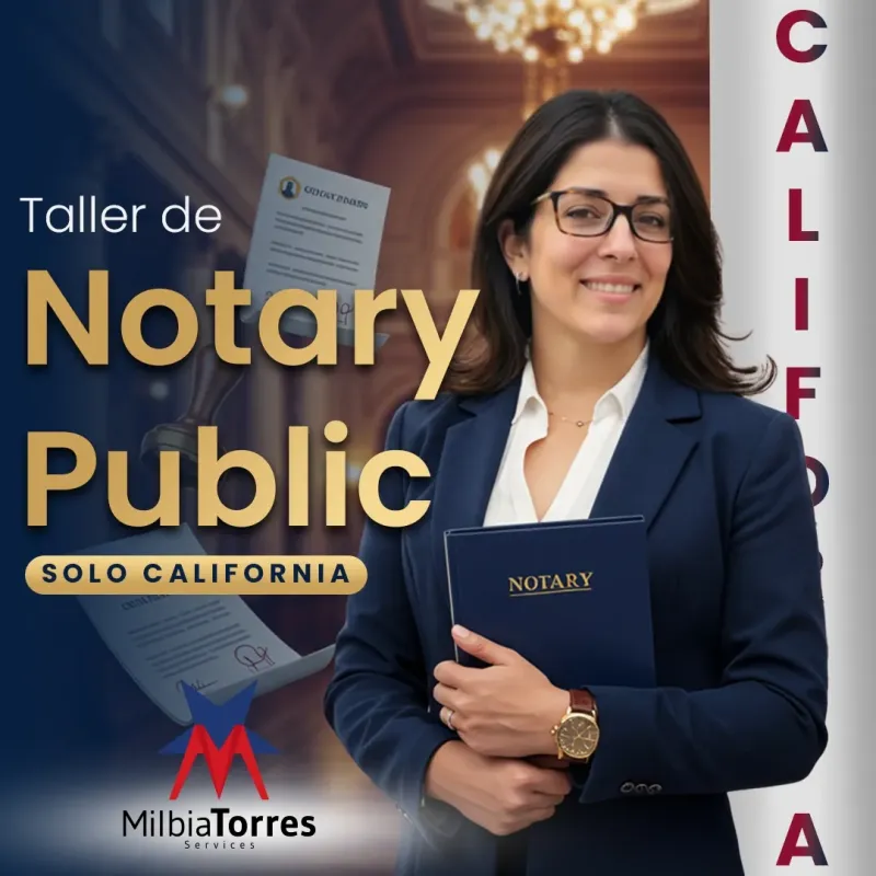 [GRABADO] Taller de Notary Public - CALIFORNIA