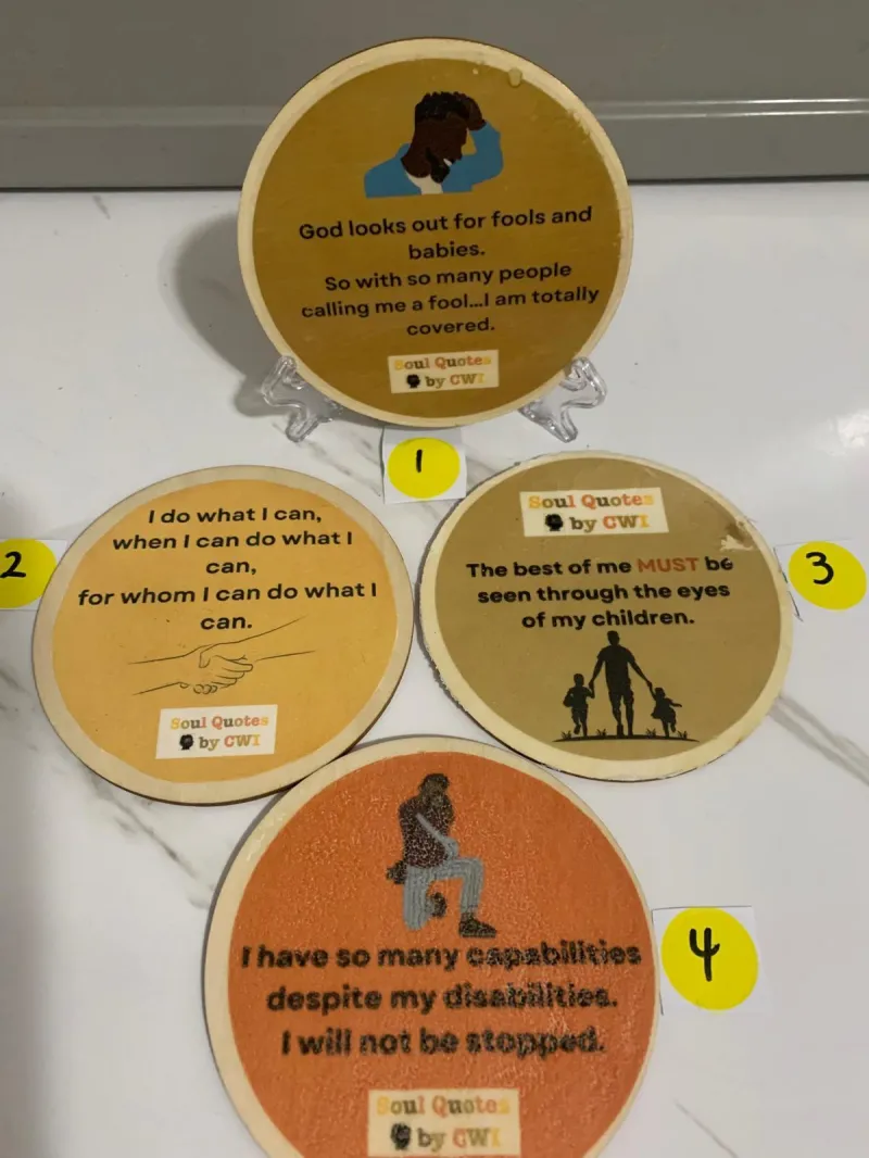Inspirational Coasters Men Coasters