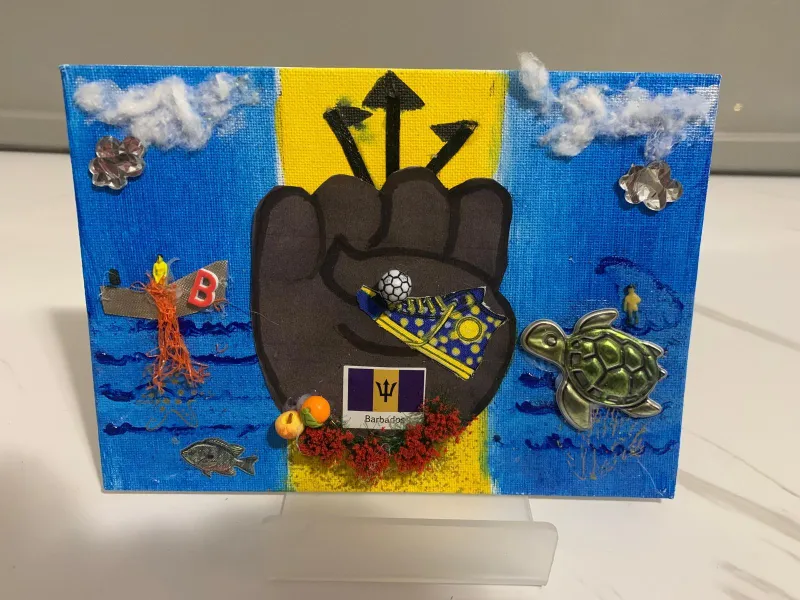 Barbados Flag
