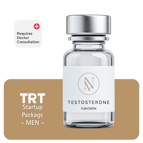 TRT Men's Startup Package 60 days (Consult, Labs, Cypionate 200mg/mL 10mL + Anastrozole 24×1mg)