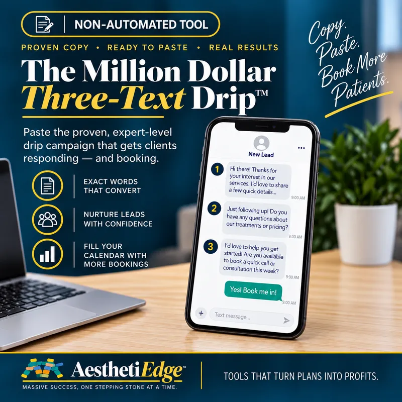 🛠️Success Tool! Three Million Dollar Proven Drip Campaign Texts