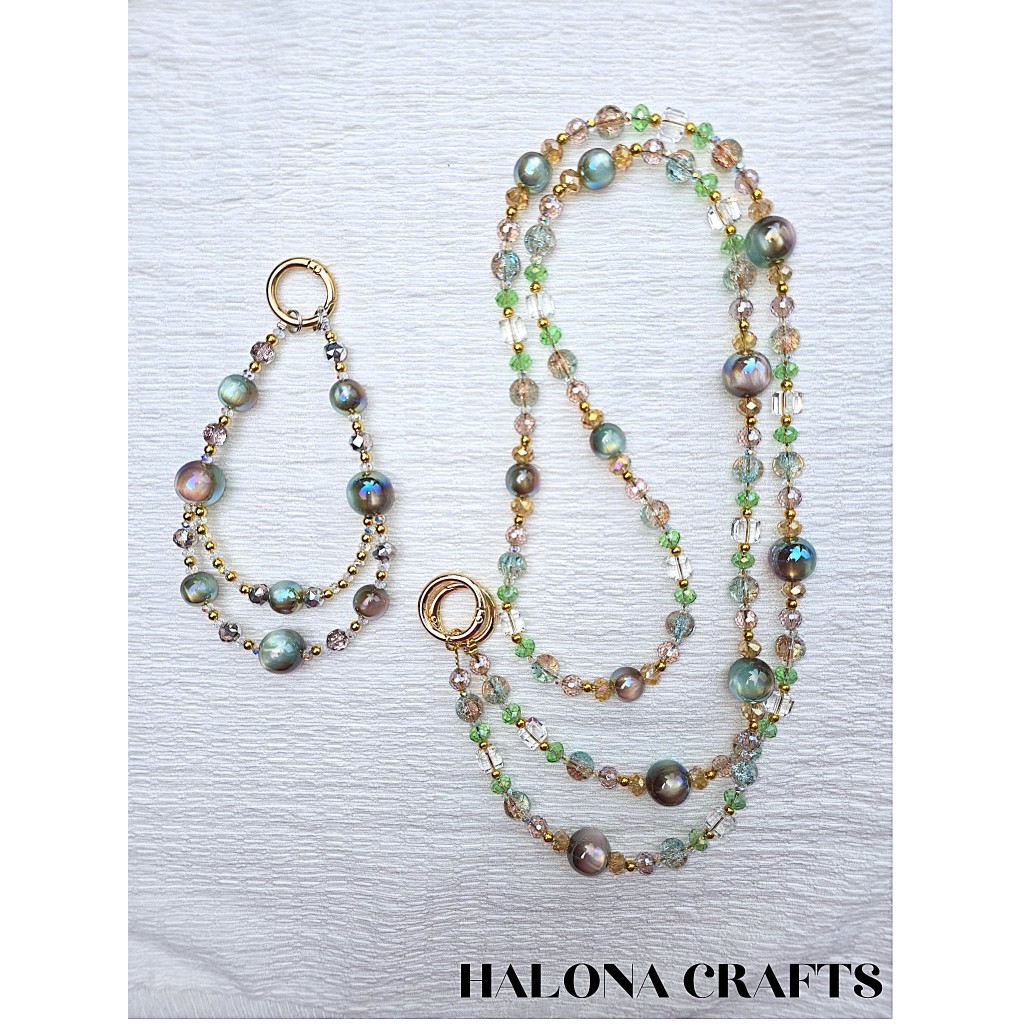 (PDT001B)*Ready Stock* 38 Int'l Women's Day | DIY Mobile / Bag Crystal Strap | Charm | Keychain | Bundle Set | Gift | Bir
