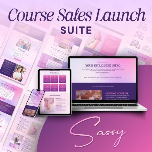 Sassy » Course Sales Launch Suite