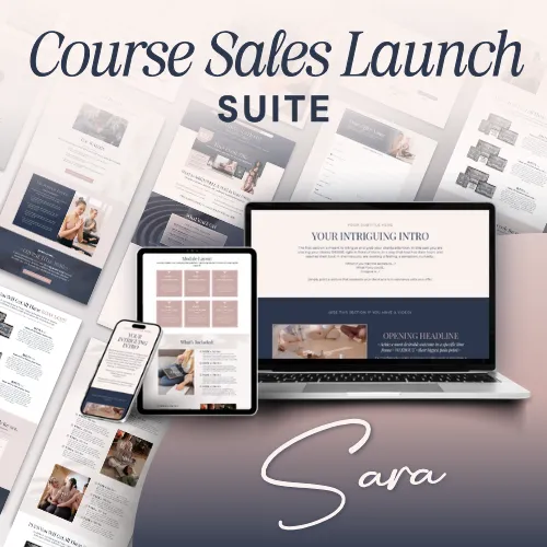 Sara » Course Sales Launch Suite