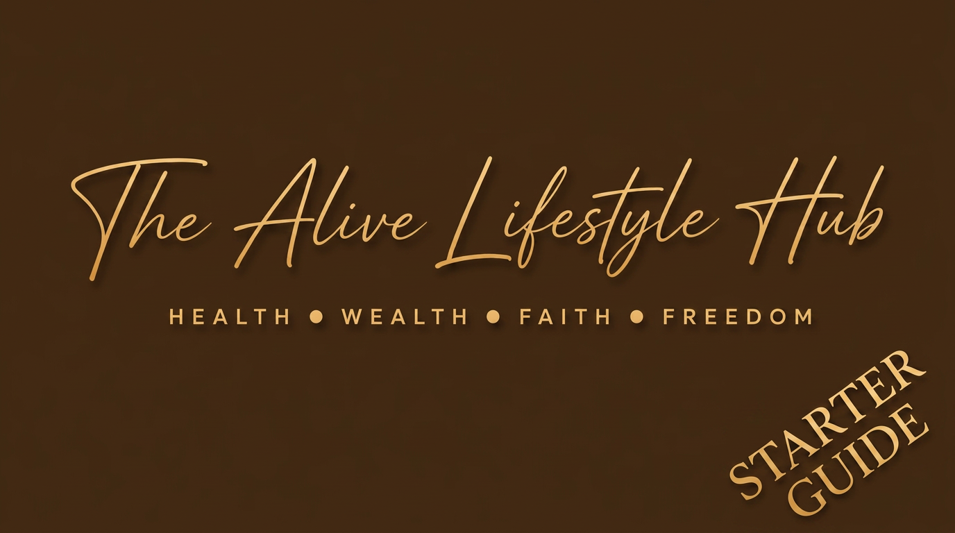 Alive Lifestyle Hub Starter Guide