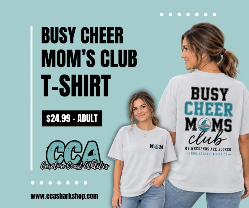 Busy Cheer Mom's Club T-Shirt