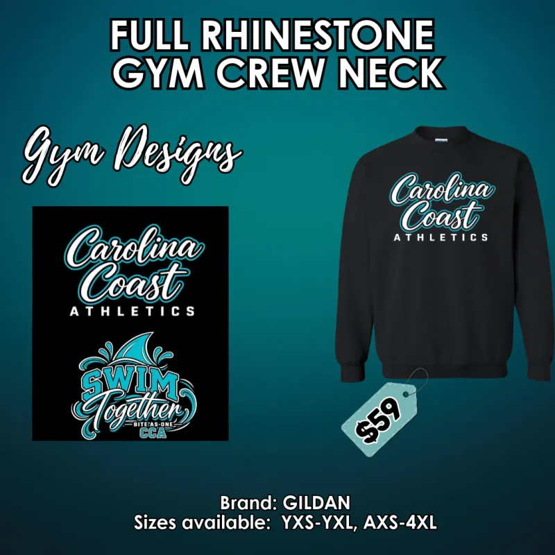 Rhinestone Gym Crewneck