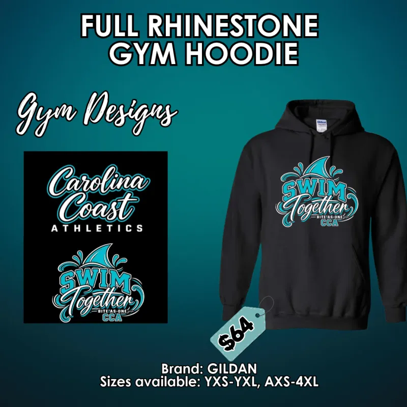 Rhinestone Gym Hoodie