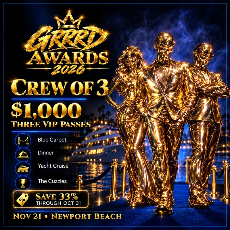Crew of 3 | Three VIP Passes