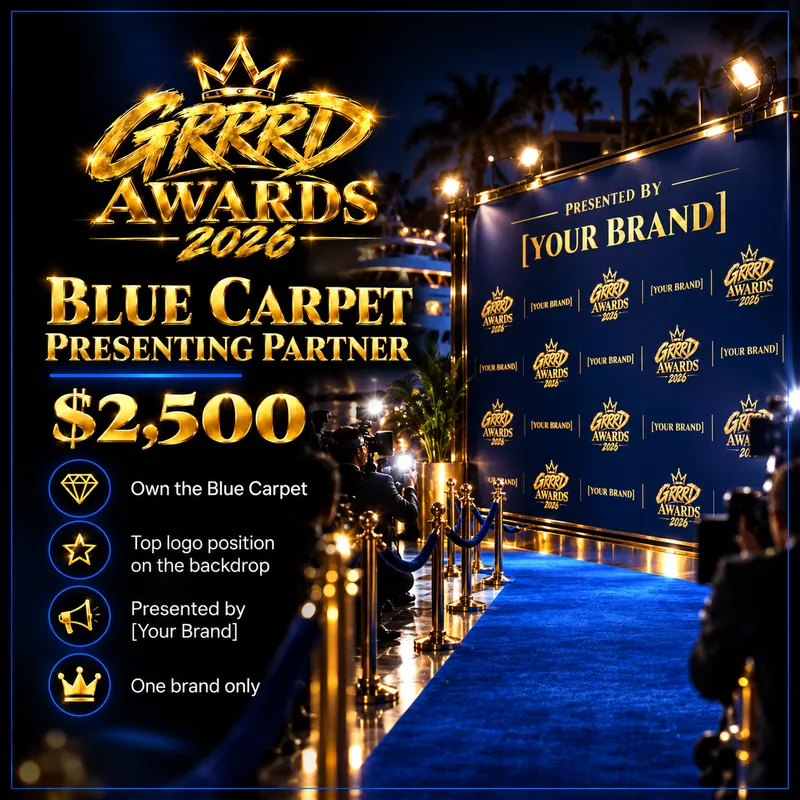 Blue Carpet Presenting Partner | GRRRD Awards 2026