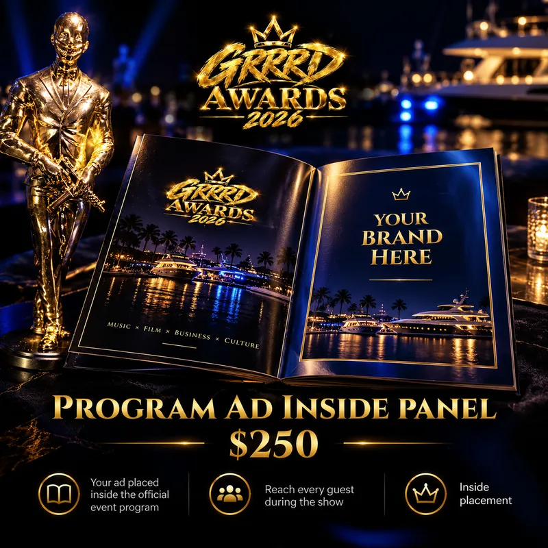 Program Ad, Inside Panel | GRRRD Awards 2026