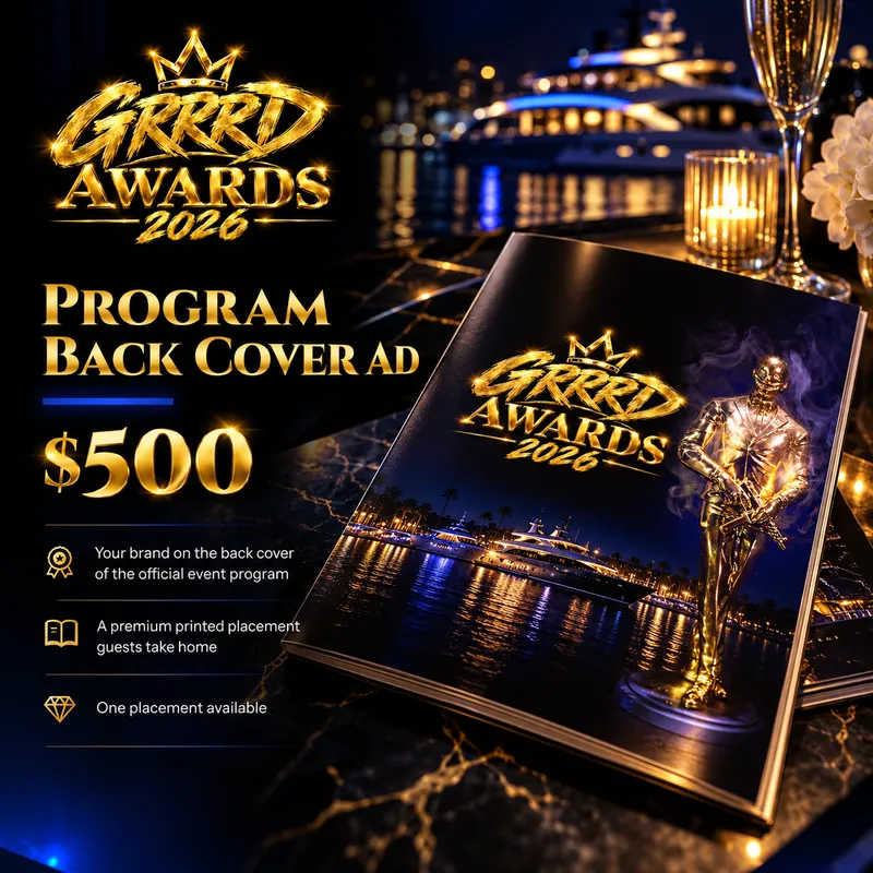 Program Back Cover Ad | GRRRD Awards 2026