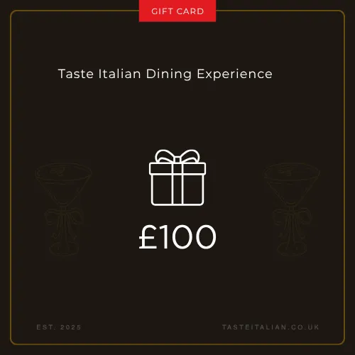 Taste Italian Dining Experience Gift Voucher – £100