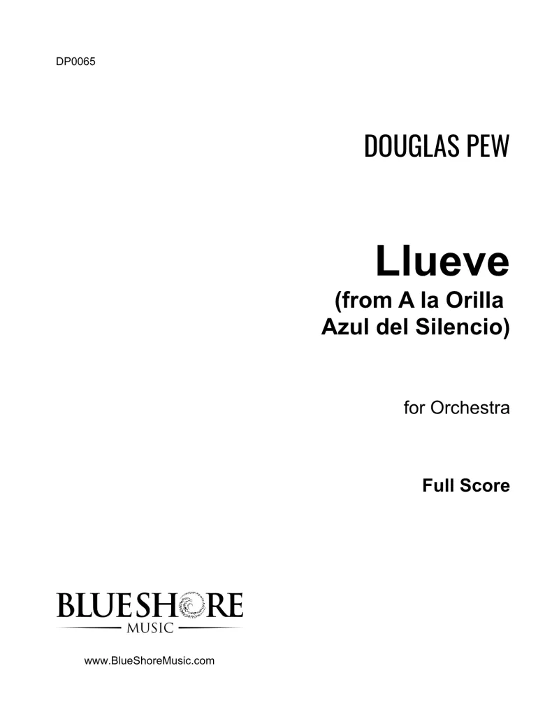 Llueve for Orchestra - score