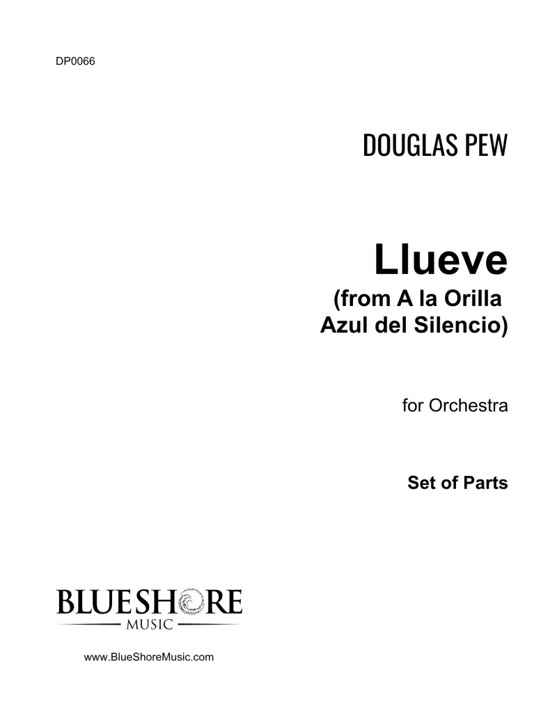 Llueve for Orchestra - set of parts