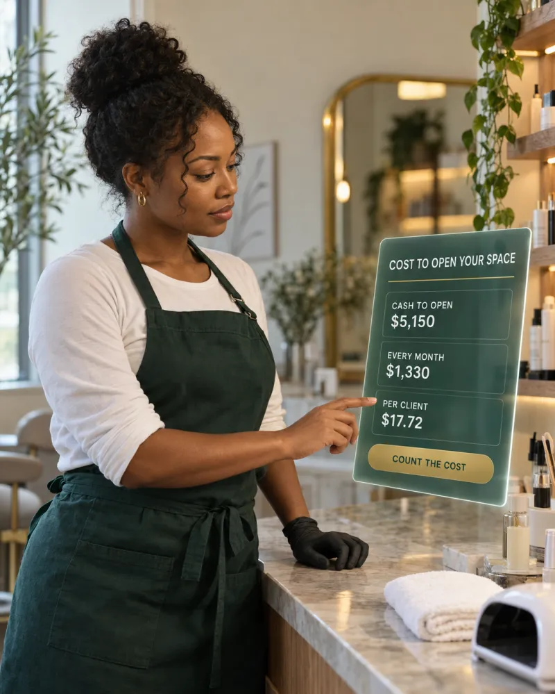 Cost to Open Your Space: Beauty Business Startup Calculator