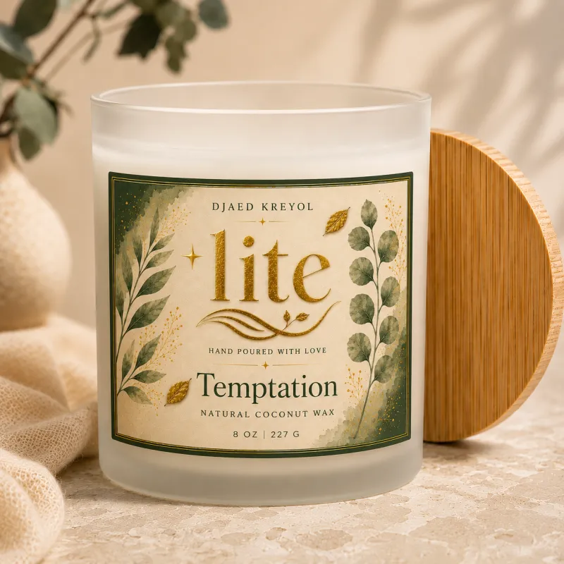Wax Candle – Temptation – 8 Oz / 227G