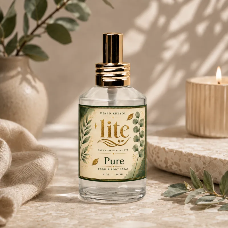 Room & Body Spray – Pure – 4 Oz 118 ml