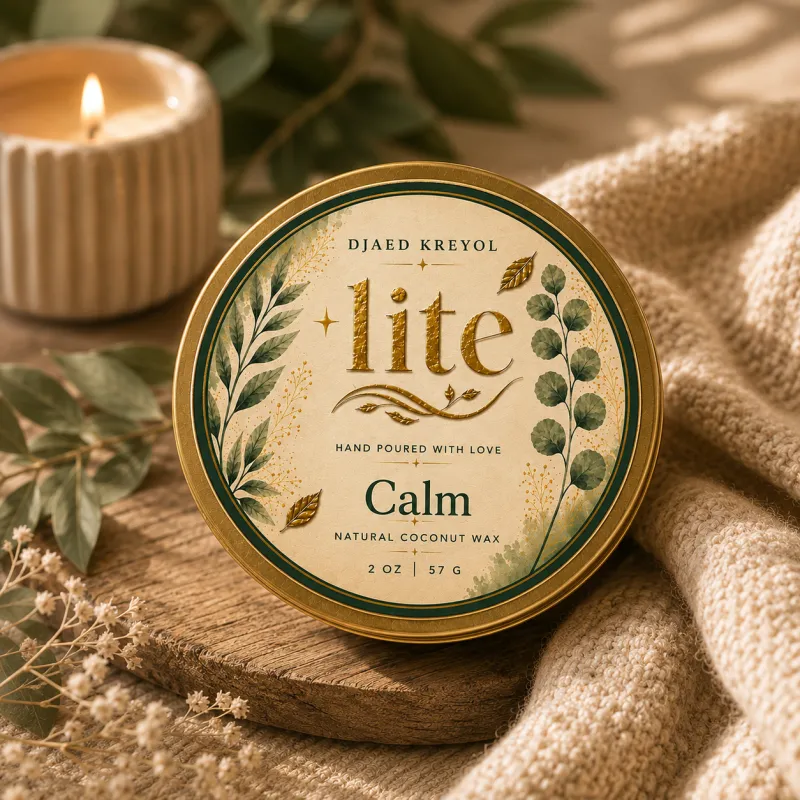 Tin Candle – Calm – 2 Oz / 57 G