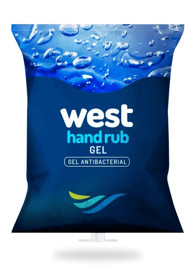 Gel antibacterial hand rub gel