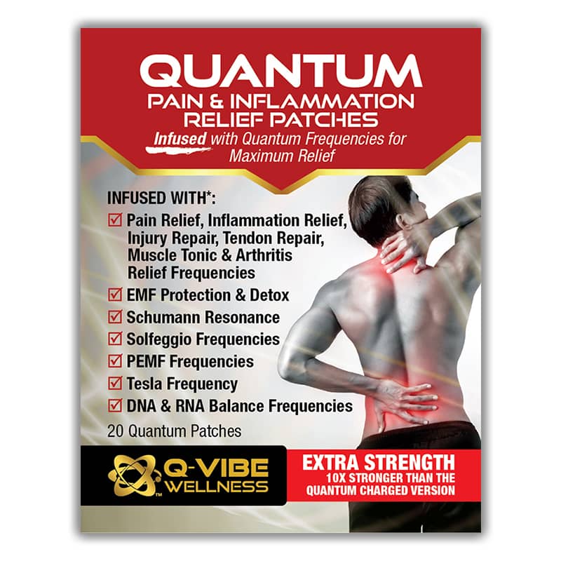 Quantum & Frequency Infused Pain and Inflammation Relief Patches