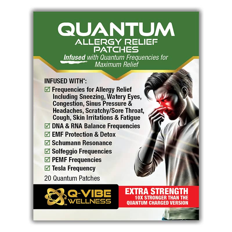 Quantum & Frequency Infused Allergy Relief Patches