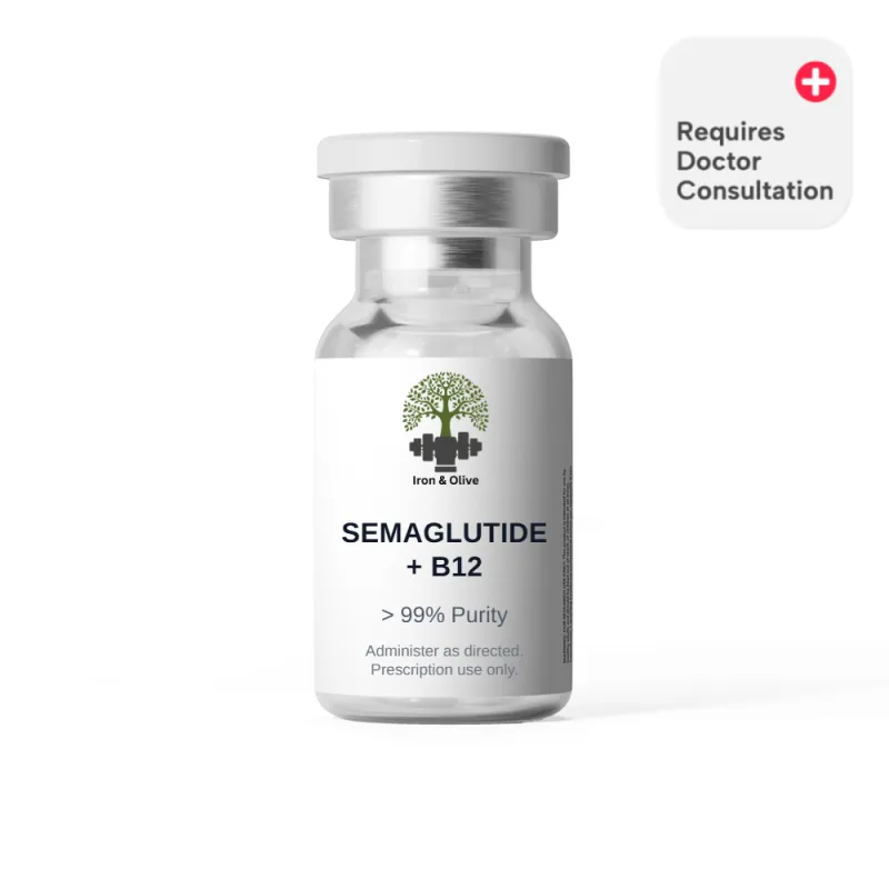 Semaglutide + B12 (2.5mg/1mg, 2mL) 1.25 mg / 0.5 mg per mL