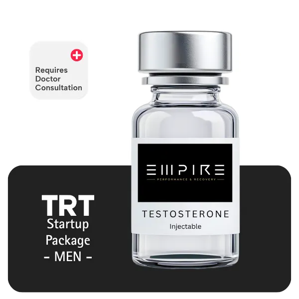 TRT Men's Startup Package 60 days (Consult, Labs, Cypionate 200mg/mL 10mL + Anastrozole 24×1mg)