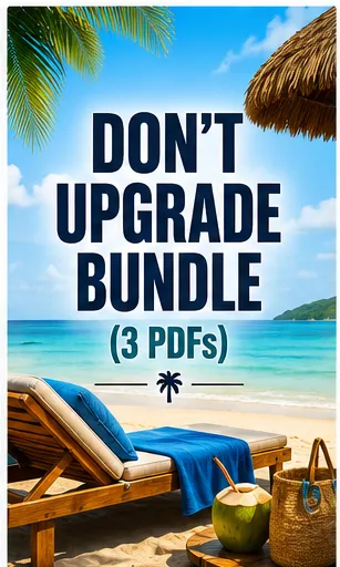 Don't Upgrade Bundle (3 PDFs)