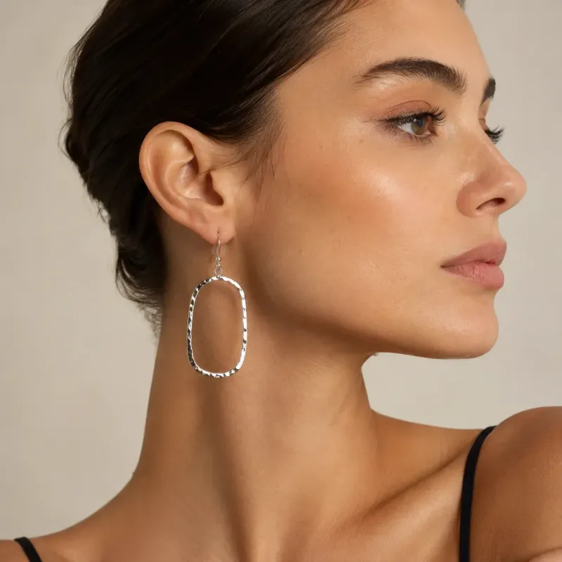 Soleil Oval Earrings