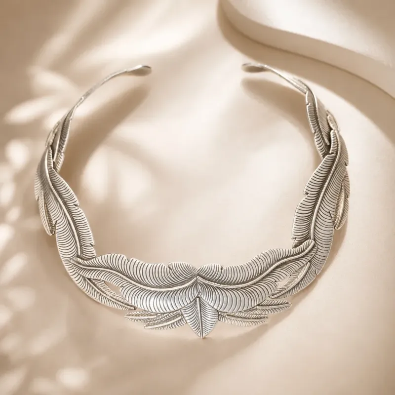 The Silver Swan Collar