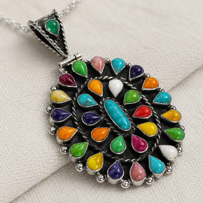 The Riviera Mosaic Pendant