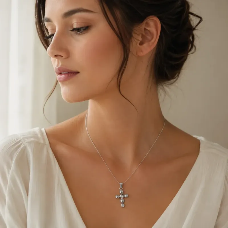 The Grace Bubble Cross Pendant