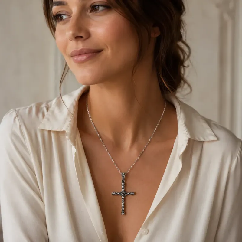 Eterna Knot Cross Pendant