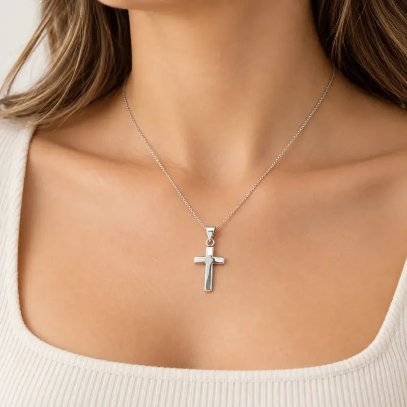 Heritage Silver Cross Pendant