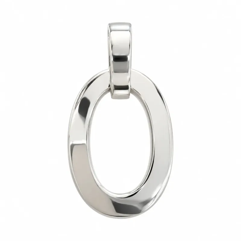 Modern Oval Link Pendant