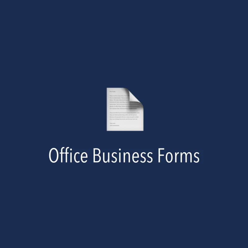 Office Business Forms