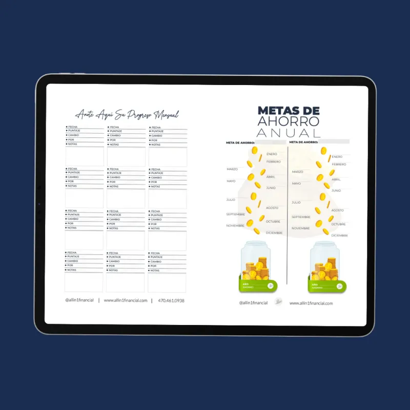 Planner digital - Domina tu libertad financiera