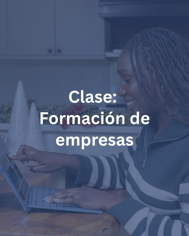 Clase: Formación de empresas