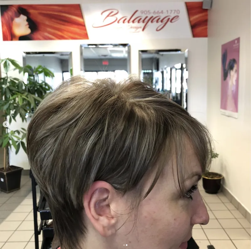 Chin length bob with modern texture